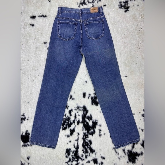 Eddie’s Bauer Medium Wash Mid Rise Bootcut Denim Jeans Size 4 - Picture 8 of 9